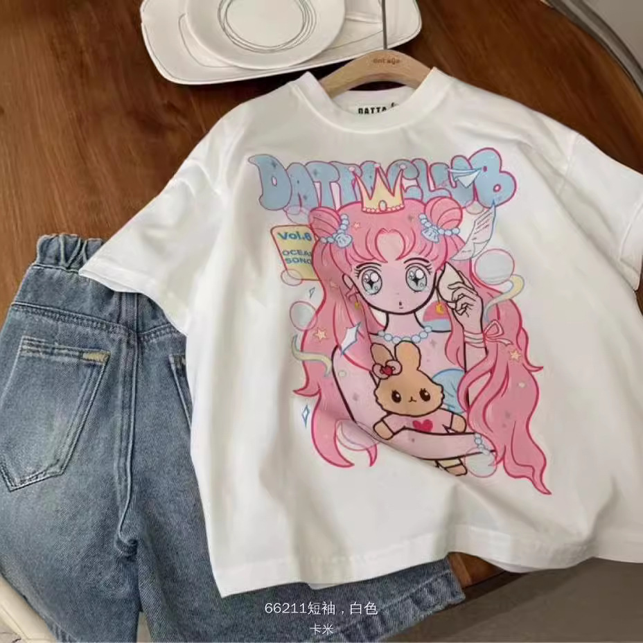 夏卡米66211 短袖2024夏款 110-160-阿里巴巴