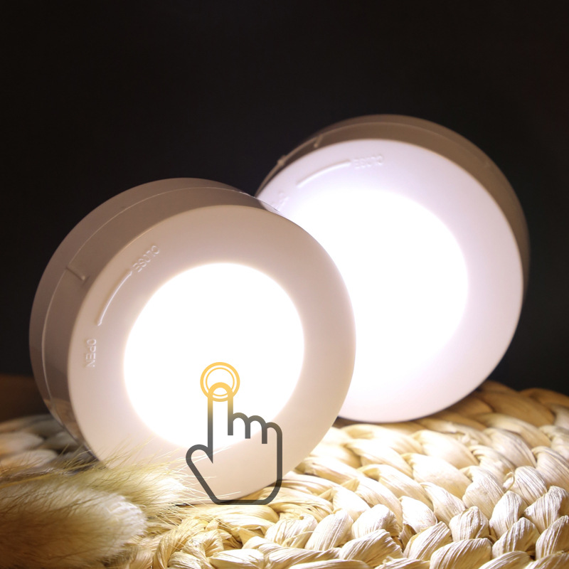 无线遥控led灯粘贴式墙壁展示柜小射灯卧室床头灯家用鞋盒装饰灯