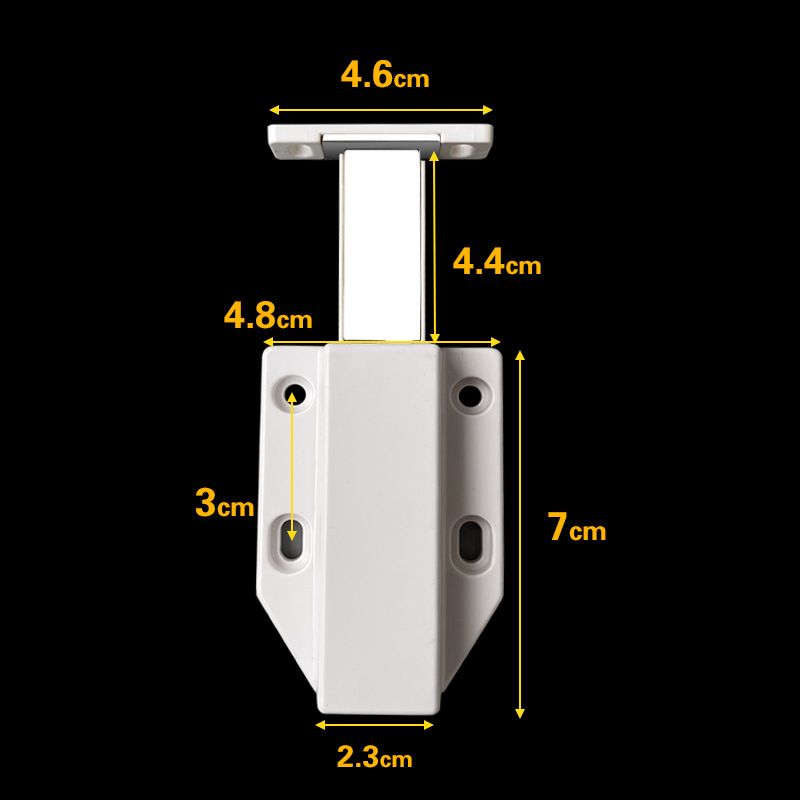柜门反弹器按压式免拉手大柜门磁吸弹开器碰珠自弹开门按弹器