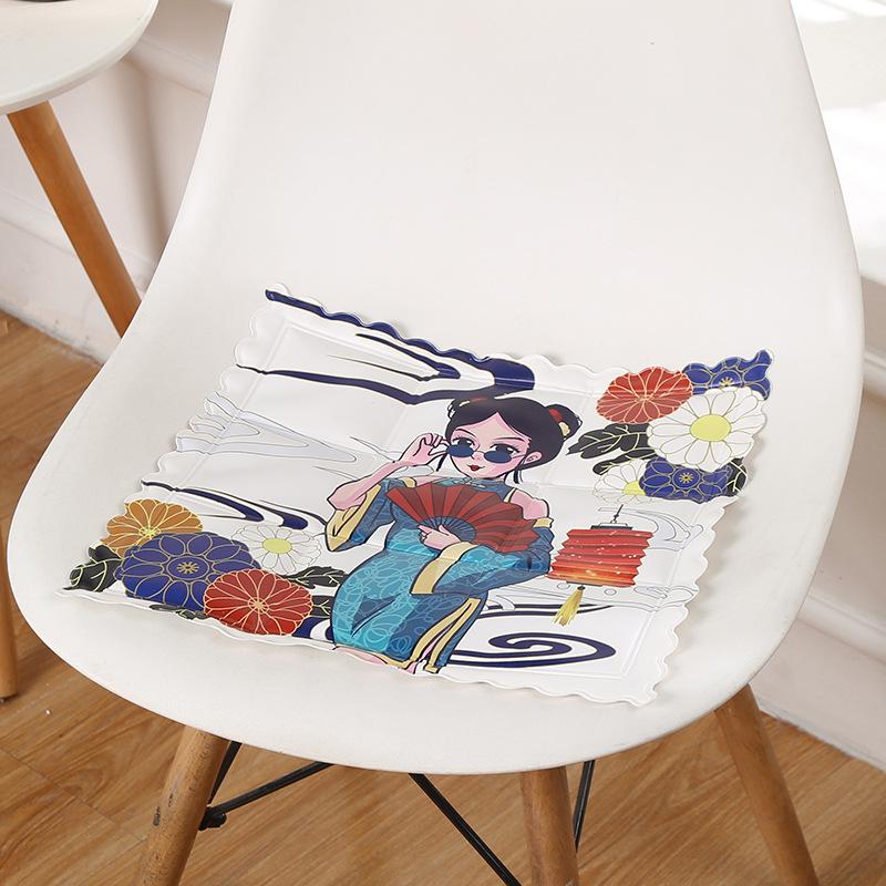 Summer Cartoon Printed Cushion Factory Wholesale Cool Multi-Specification Square Ice Pad Office Chair Bench Cushion
