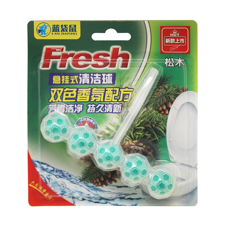 5-Ball Toilet Cleaning Ball Cleaner Hanging Toilet Deodorant Deodorant Toilet Cleaner Ball Spirit Toilet Detergent Manufacturer