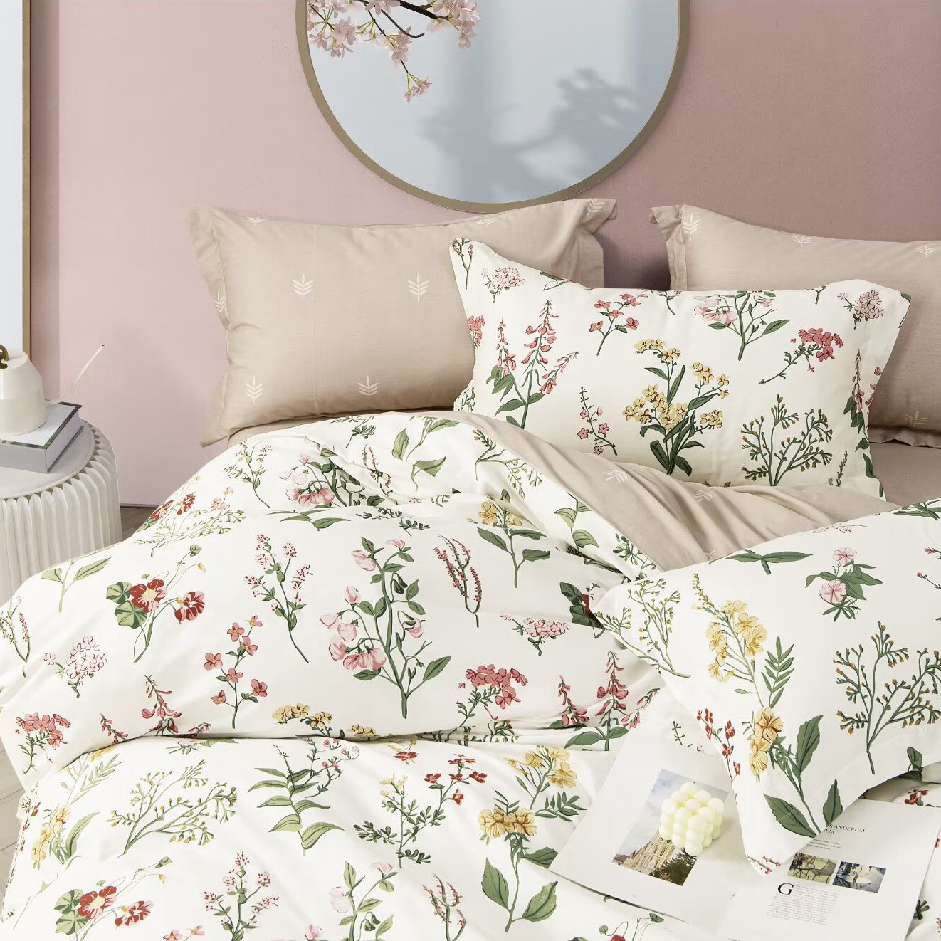 特价宽幅纯棉斜纹布料宽幅全棉碎花棉布床单被罩清仓床品面料批发