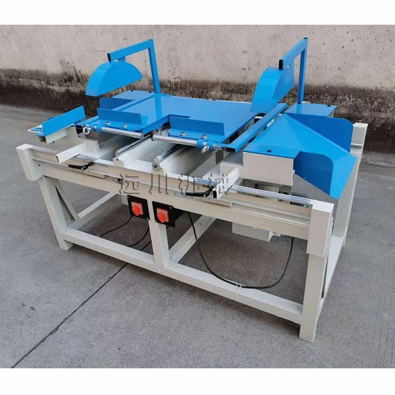 木工双头锯木工推台锯 木板双头修边机 双端齐头锯 可定制裁板锯
