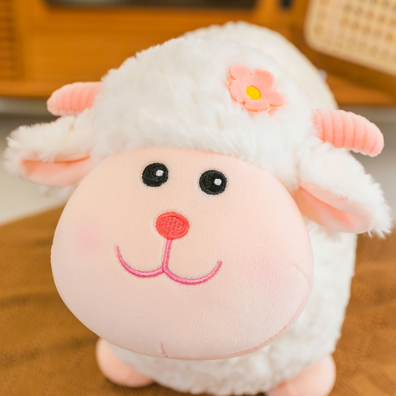 Adorkable Sheep Lamb Doll Soft Alpaca Plush Toy Children's Ragdoll Prize Claw Doll Ferrule Gift