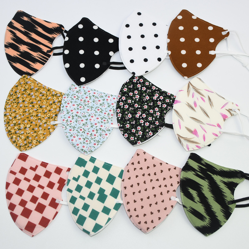 mask炫彩彩色棉质口罩亚马逊跨境防护面罩 多彩亲肤 可反复洗使用