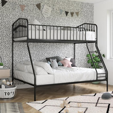 现代母子床上下床铁床小户型1米8儿童床高低铺双层床两层大人环保