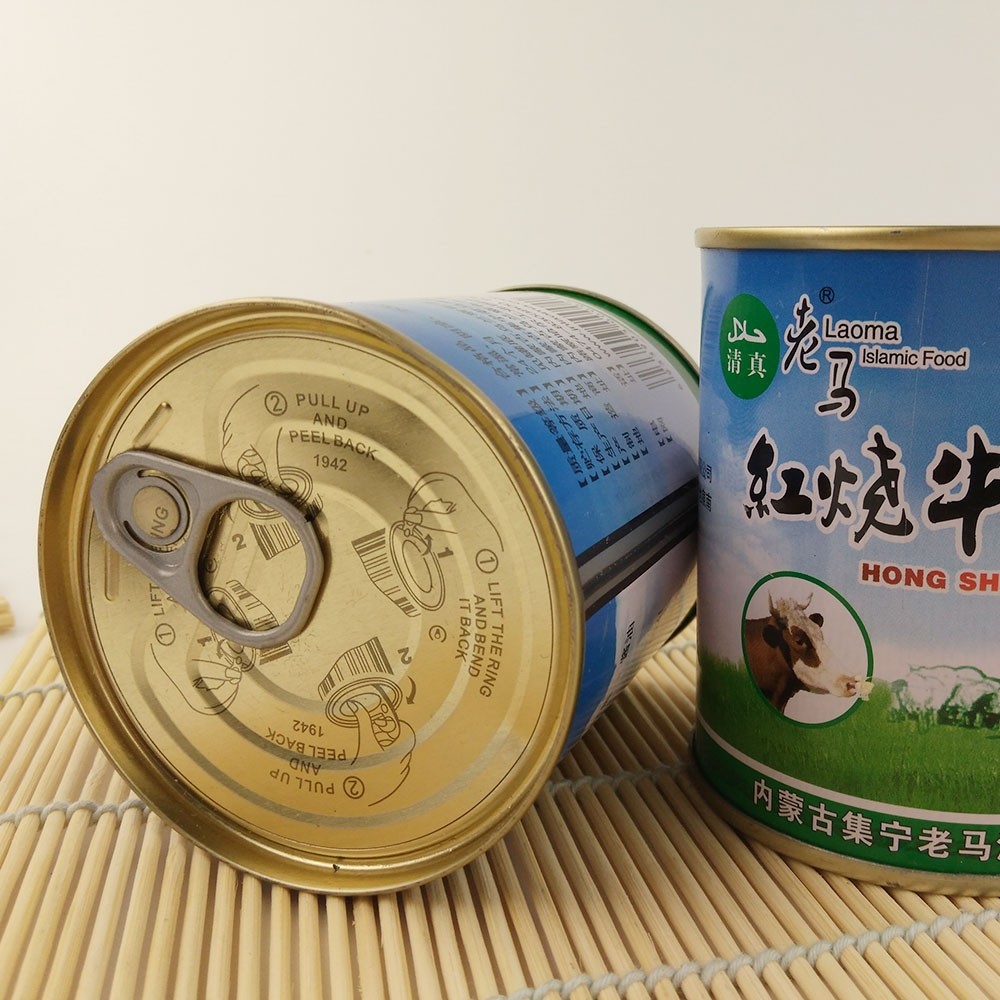 商品描述储存条件常温是否礼盒装否供货时间全年口味红烧牛肉罐头包装