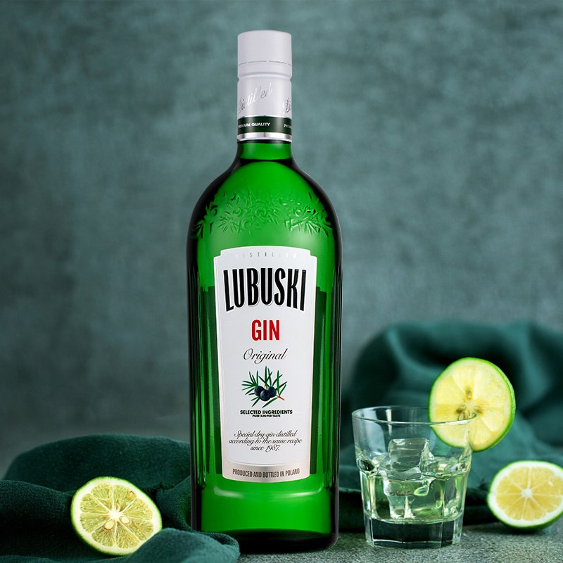 代发卢布斯基金酒lubuski gin烈酒鸡尾酒基酒波兰进口洋酒批发