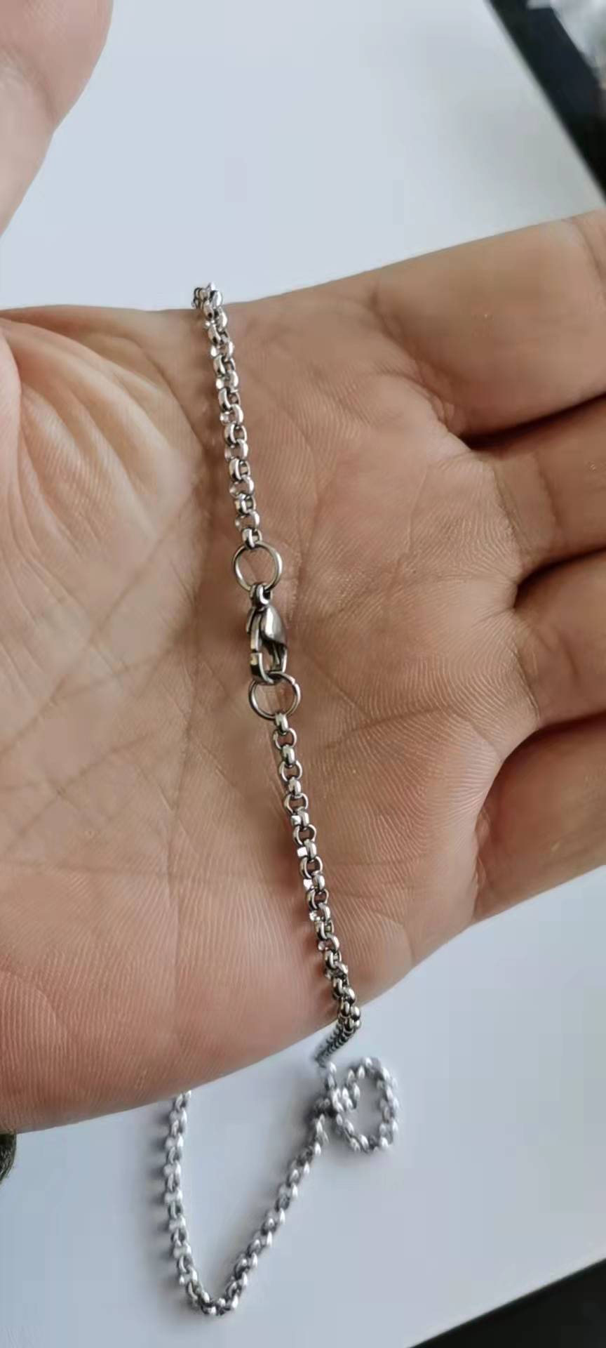 钛钢项链 不锈钢 圆珍珠链 项链 手链脚链 2至3mm链条