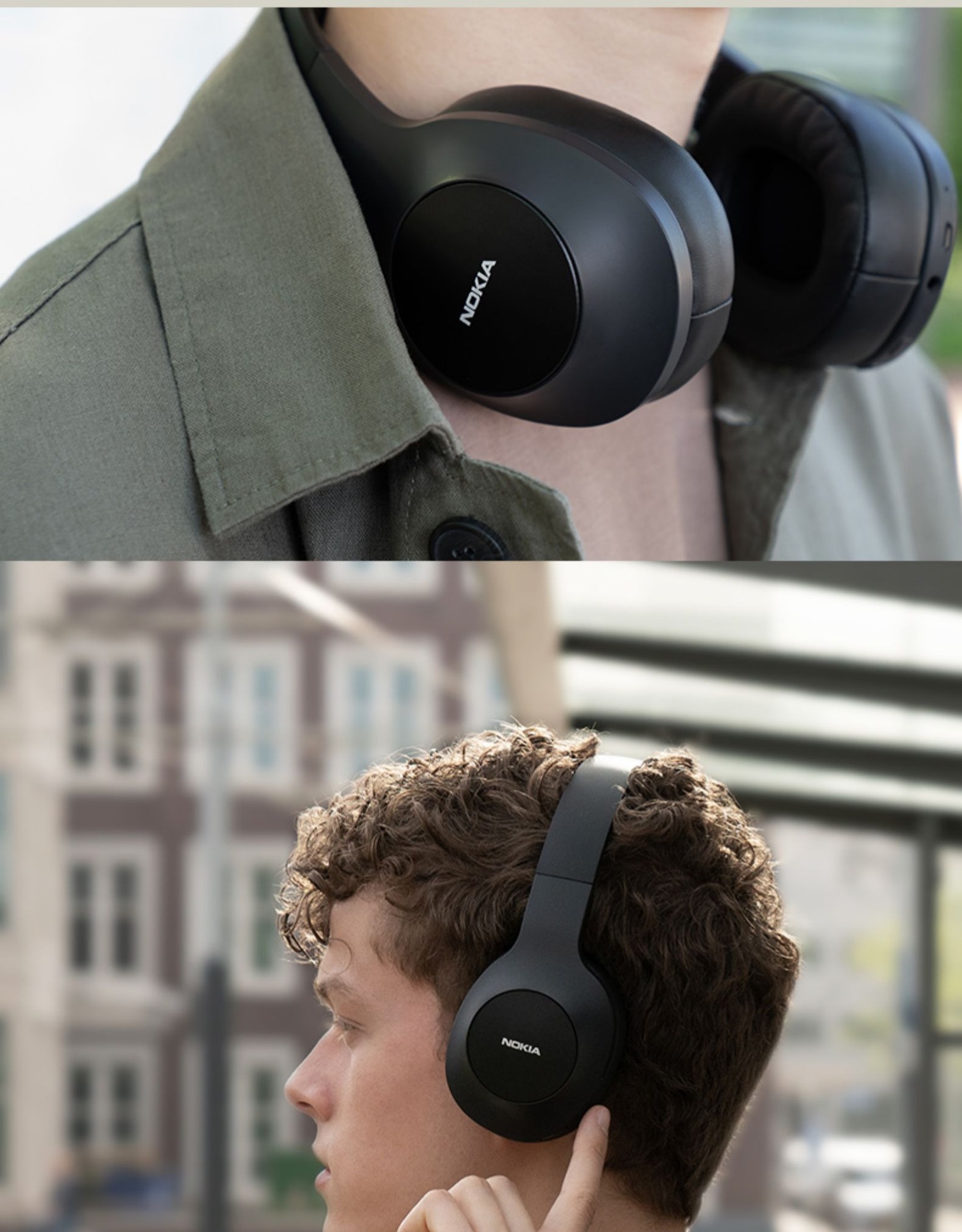 nokia/诺基亚 无线蓝牙耳机 适用头戴式降噪护耳长续航重低音耳麦