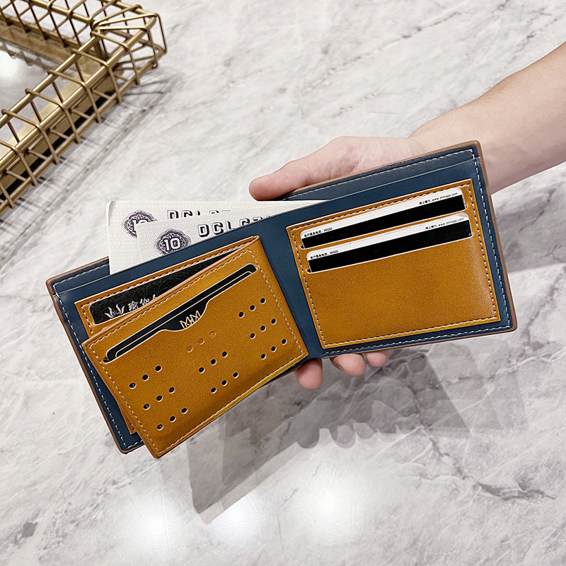Men's Wallet 2023 New Frosted Coin Purse Cross-Border Wholesale Live Welfare One Piece Dropshipping Purses Card Holder