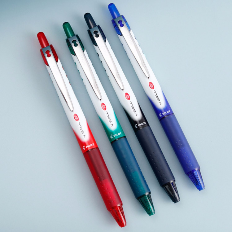 pilot日本百乐笔 按动式blrt-vb5威宝走珠笔水性笔0.5mm签字笔