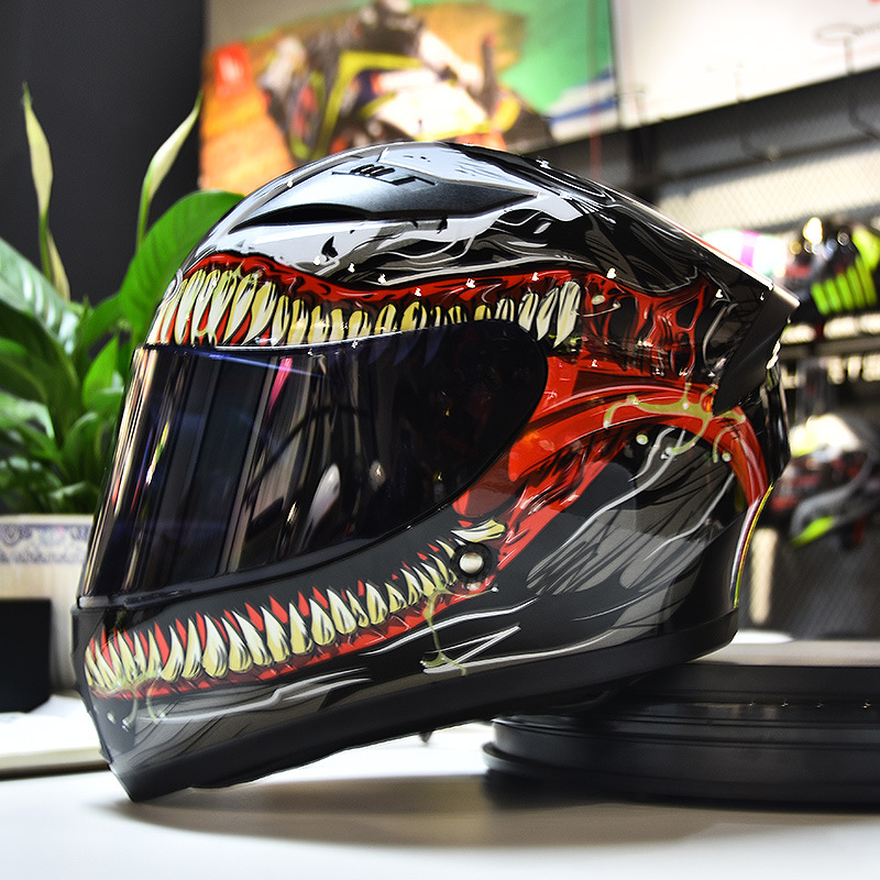 野马832头盔电动车女士冬季保暖摩托车男安全帽机车全盔四季灰个