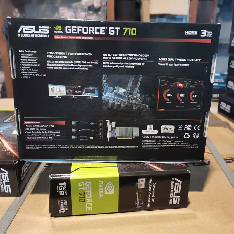 适用于华硕asus gt710-sl-1gd5-brk 1gb家用台式电脑显卡批发全新