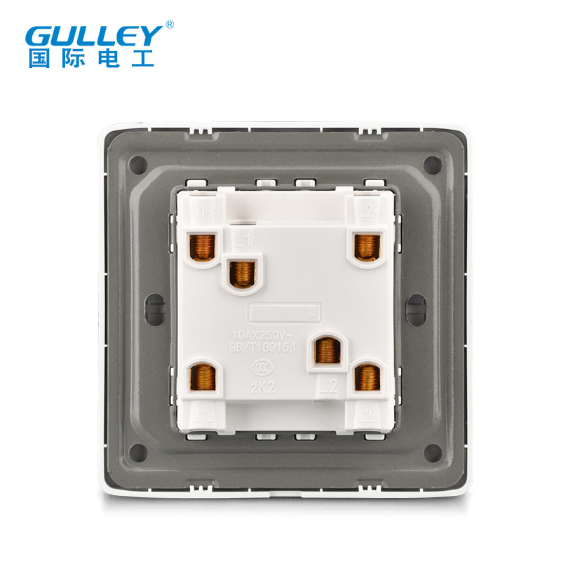 86暗装一开多控单开多控开关1开三联多联中途开关面板