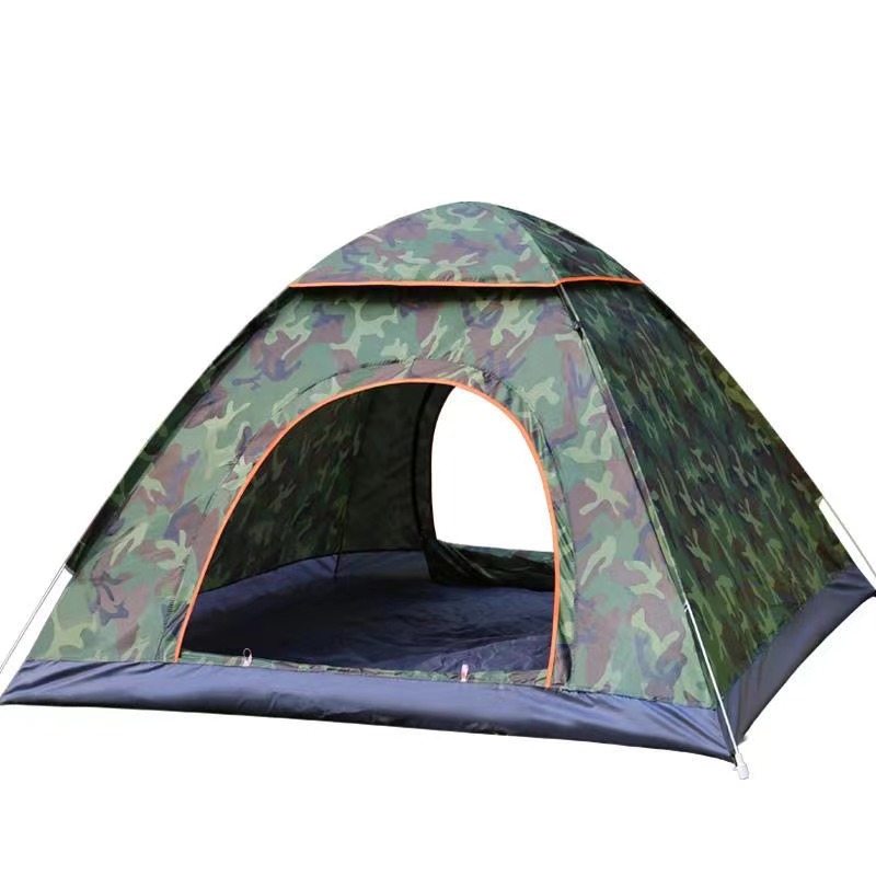 Langyue Outdoor Tent Camping Tent Double 3-4 Quickly Open Logo Camping Camping Tent Beach Rain-Proof