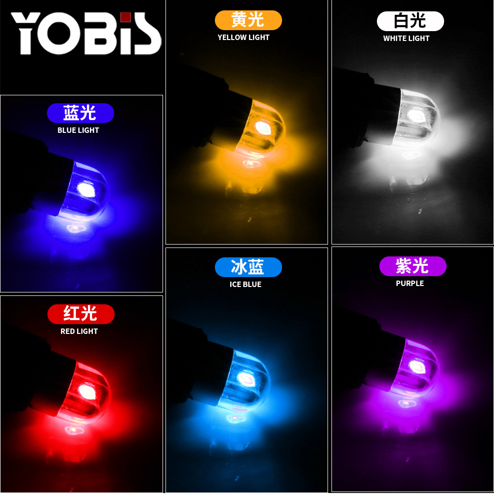 Youbisi New Car Led T10 3030 Small Bulb 2led Width Lamp Door Side Light Reading Light SMD