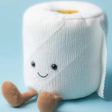 jellycat同款厕纸玩偶卷纸手纸卫生纸巾创意搞怪公仔挂件毛绒玩具