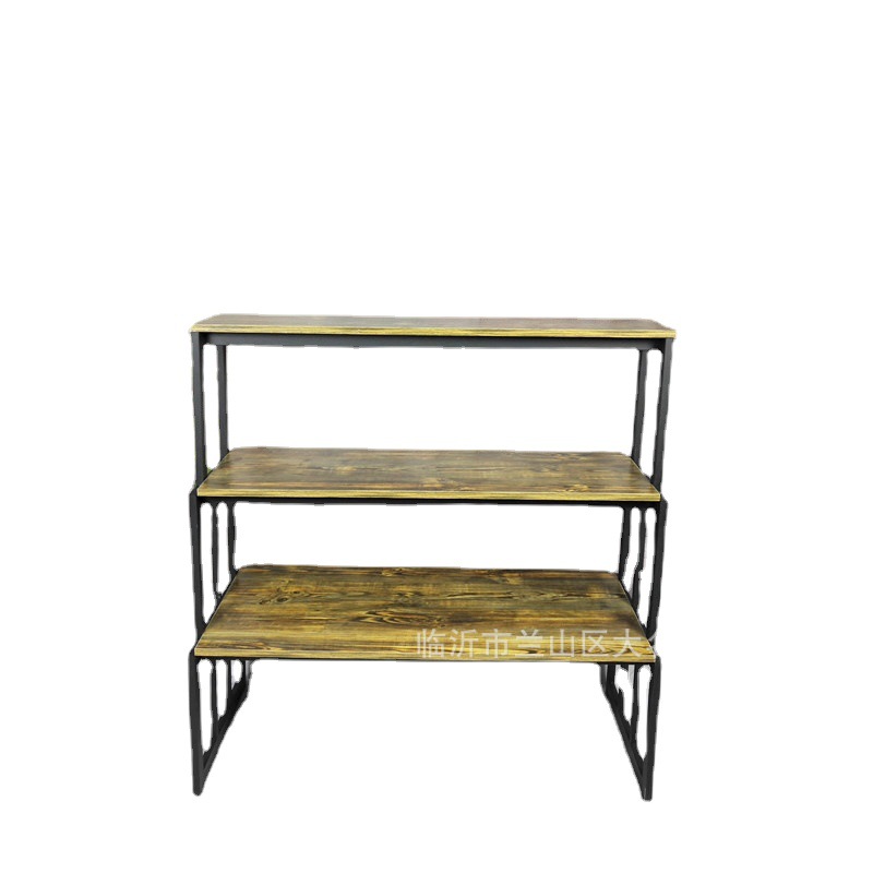 Iron Shelf Shopping Mall Goods Living Room Office Metal Bookshelf Display Rack Creative Display Stand Wholesale