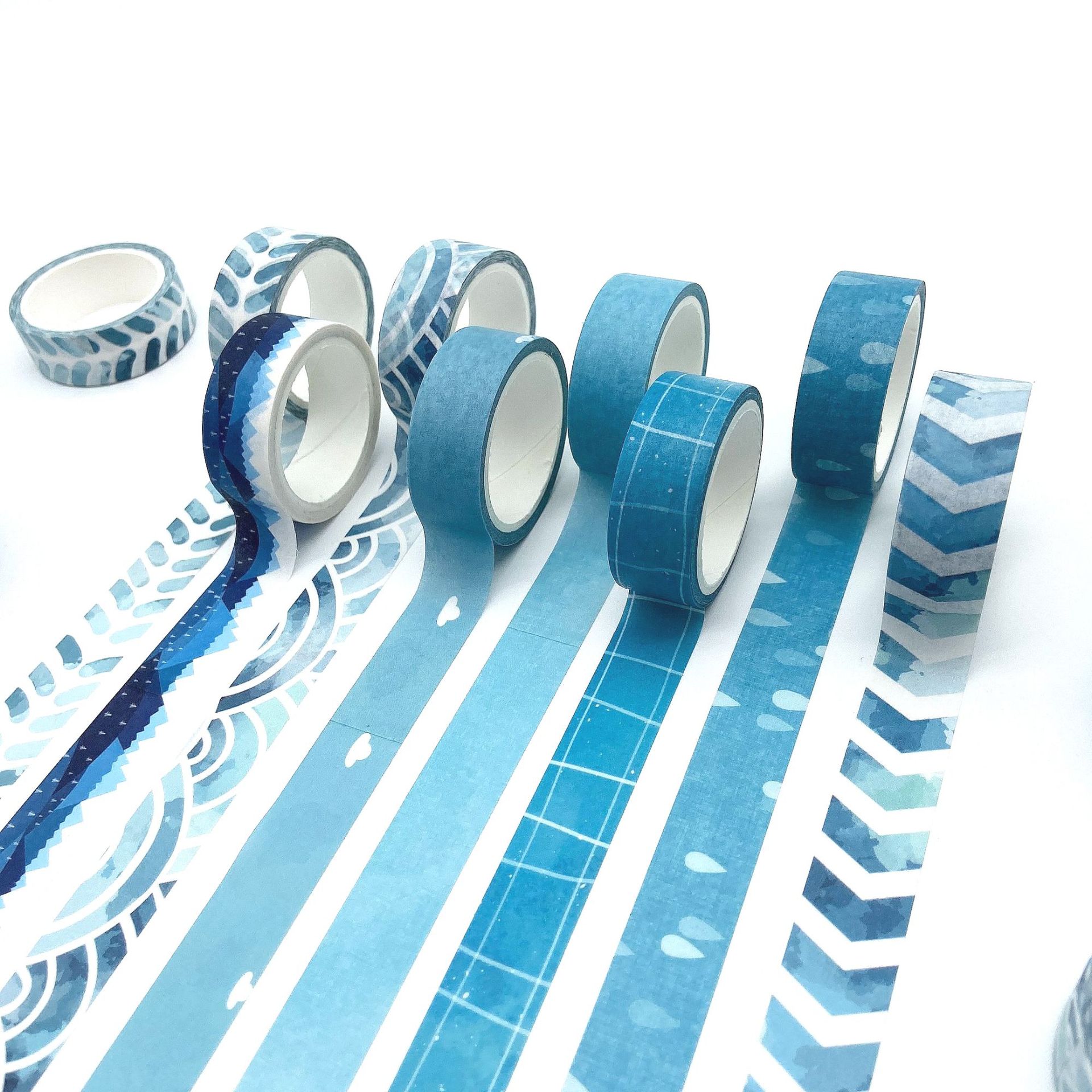 厂家供货和纸胶带 彩色不干胶标签 和纸创意手帐贴纸加工定做