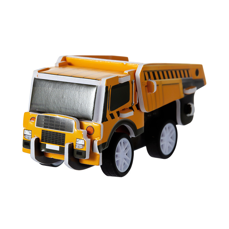 miniso名创优品回力车系列3d立体拼图儿童汽车玩具易安装