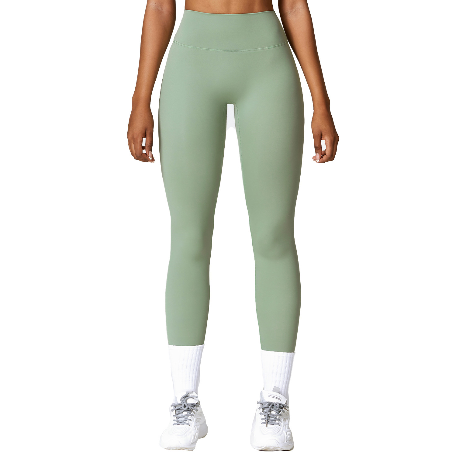 high waist hip lift brushed yoga pants women‘s running quick-drying fitness pants outer wear slimming and tight sports pants