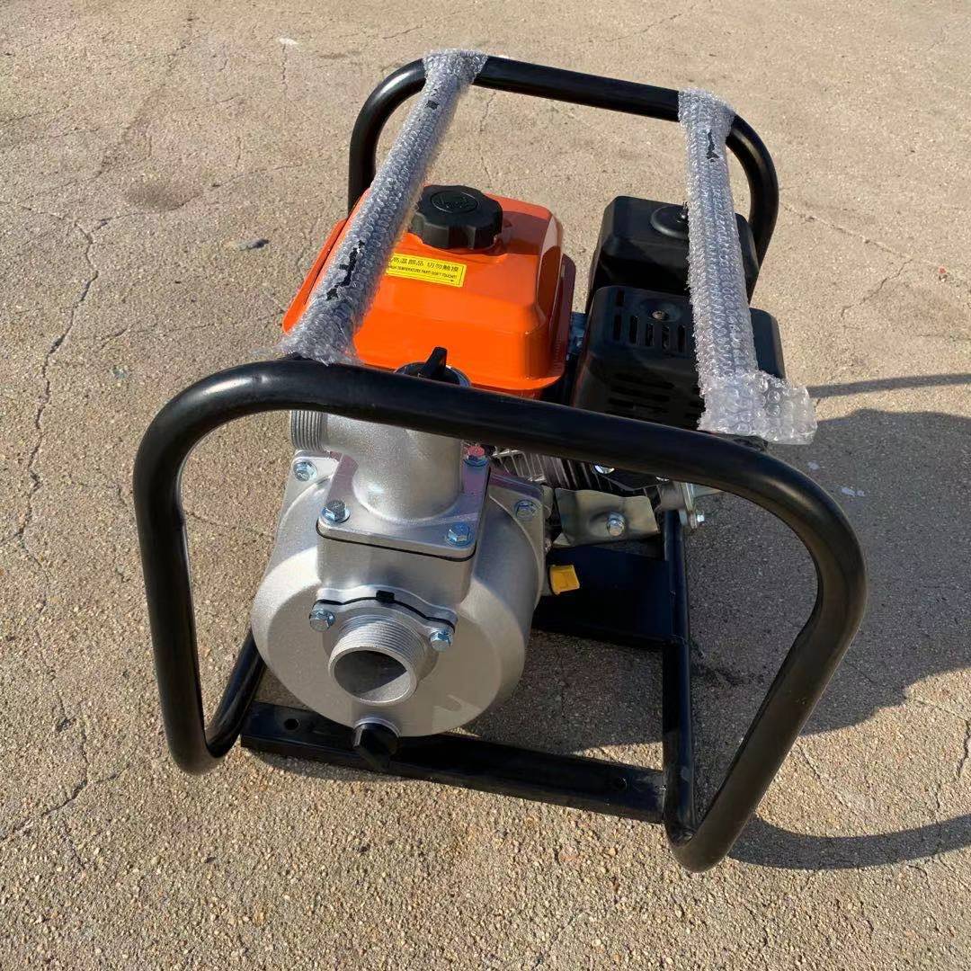 农民户外移动抽水泵手抬四冲程抽水泵汽油高杨程水泵