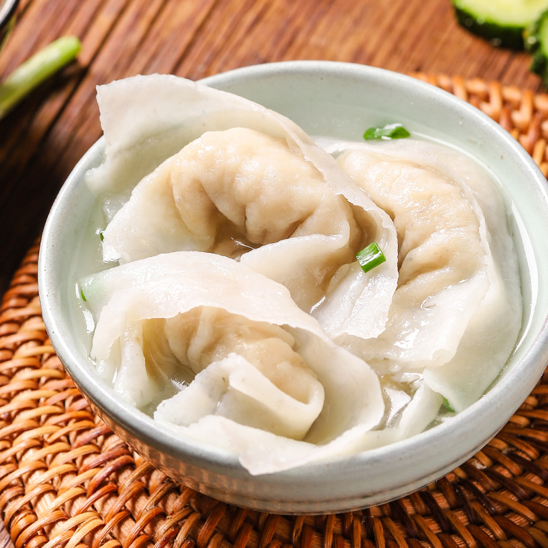潮汕鱼皮饺鱼饺鱼肉饺手包鱼册子火锅食材关东煮食材餐饮酒店批发
