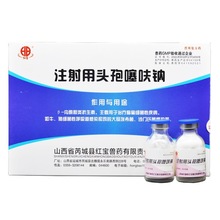兽用注射用头孢噻呋钠1.0g*10瓶/盒 红宝
