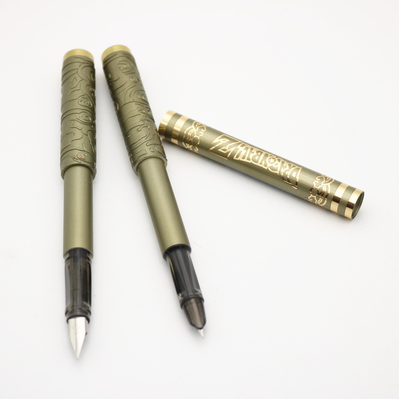 批发北极光8058型可伸缩一笔两用伸缩金箍棒换囊大尖小尖双用钢笔