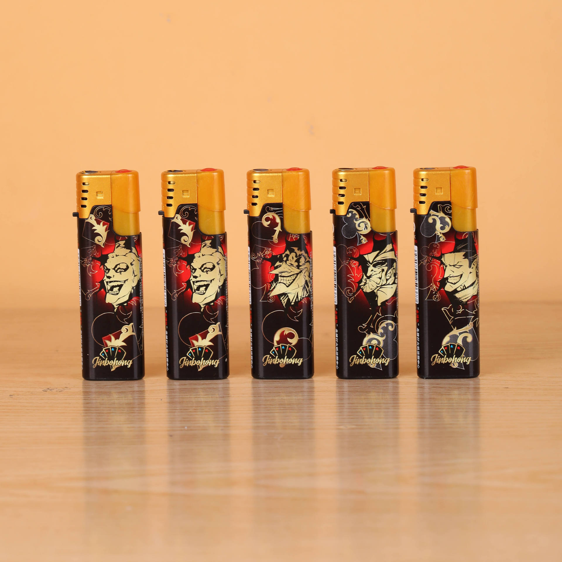 新品金博弘打火机jr9017直冲打火机 创意包纸一次性防风打火机