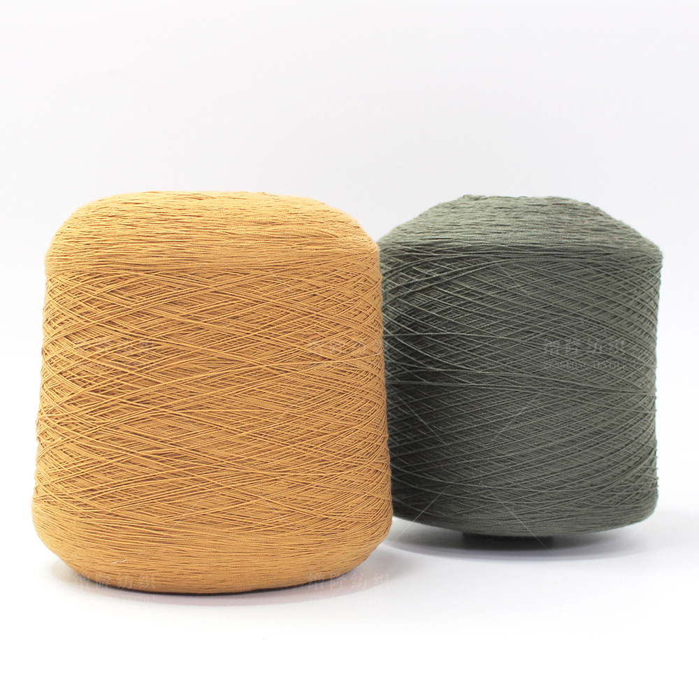 现货色纱10支仿麻包芯纱全腈纱线毛线毛纱腈纶纱花式纱包心纱包纱