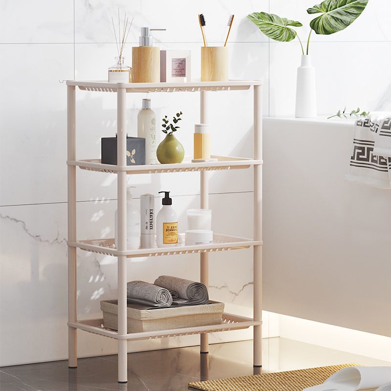 Bathroom Storage Rack Toilet Multi-Layer Storage Rack Washstand Tripod Plastic Floor Type