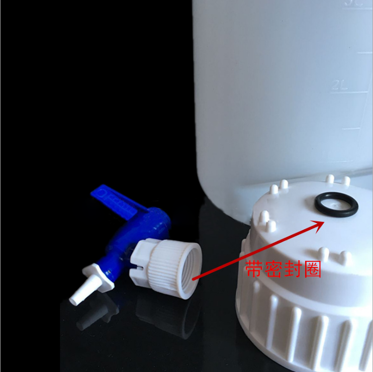 VD0A加厚塑料下口瓶批发龙头瓶实验室放水蒸馏水桶5L10L20L耐腐蚀
