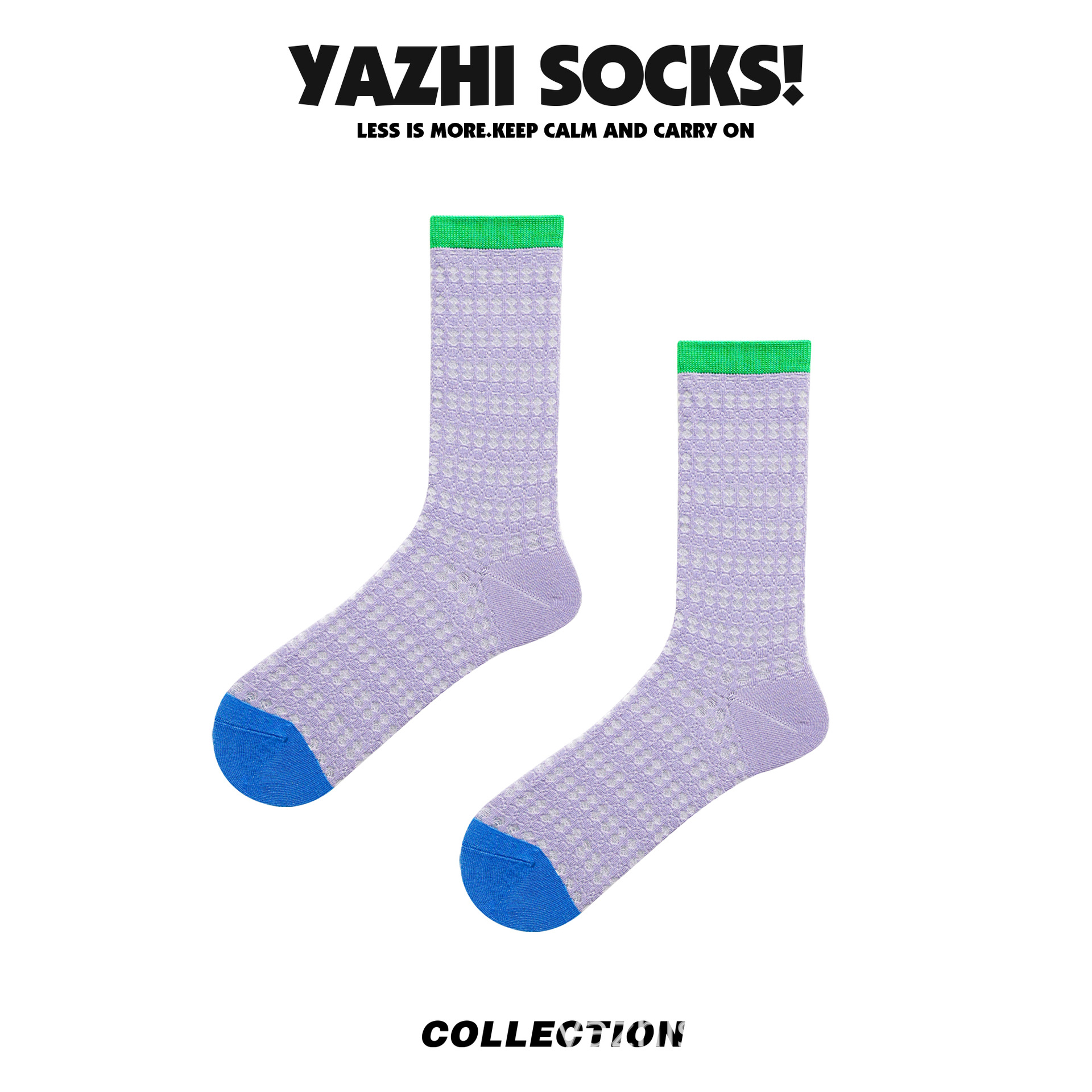 Yazhi Summer Thin Socks Women's Hollow Ice Silk Korean Style Ins Retro Trendy Female Socks Cotton Socks Mid-Calf Internet Celebrity Socks