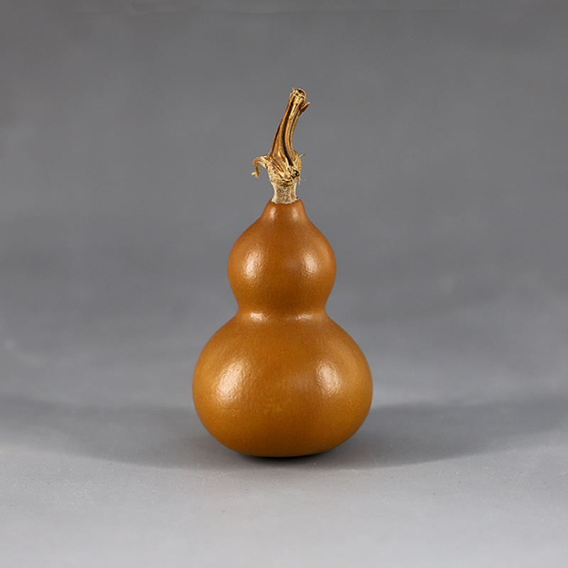 天然文玩老葫芦特小手捻把玩包浆铁包金紫皮做旧收藏摆件包邮