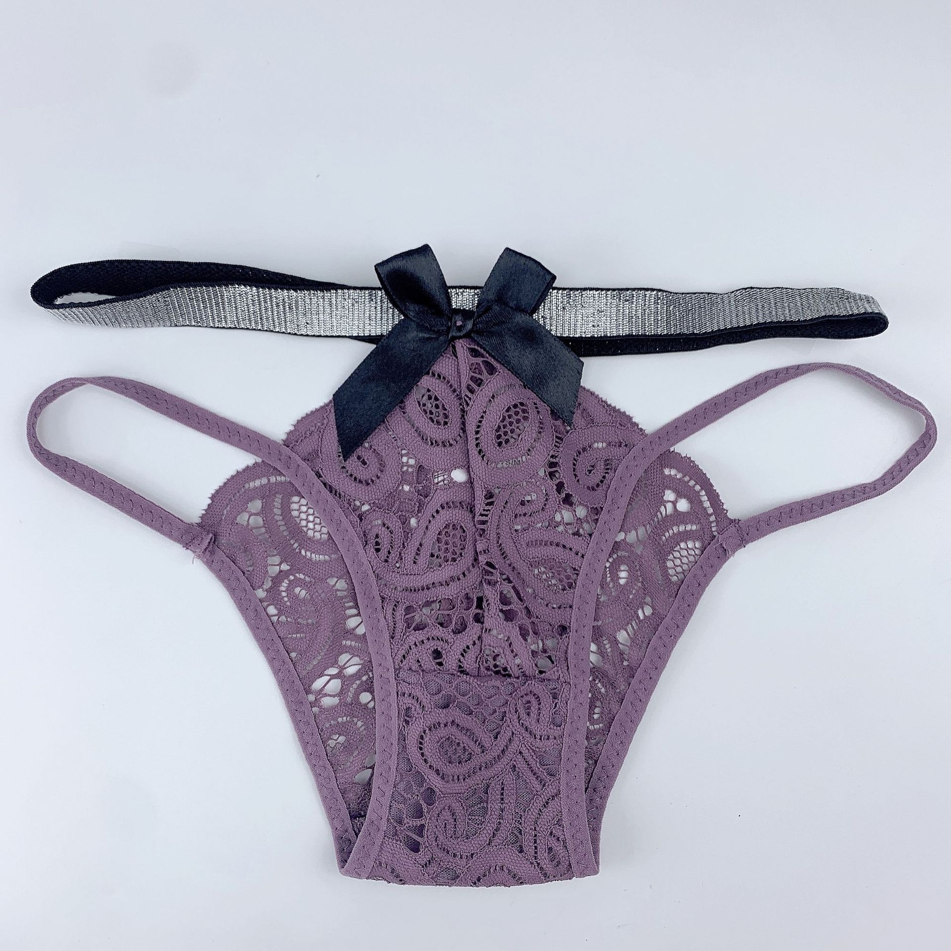 外贸情趣内裤少女蕾丝透明透视性感内衣裤少妇诱惑内裤女 t裤跨境