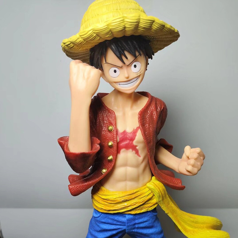 现货全款50cm阳光号草帽路飞海盗船海贼王系列 带底座手办祖国版