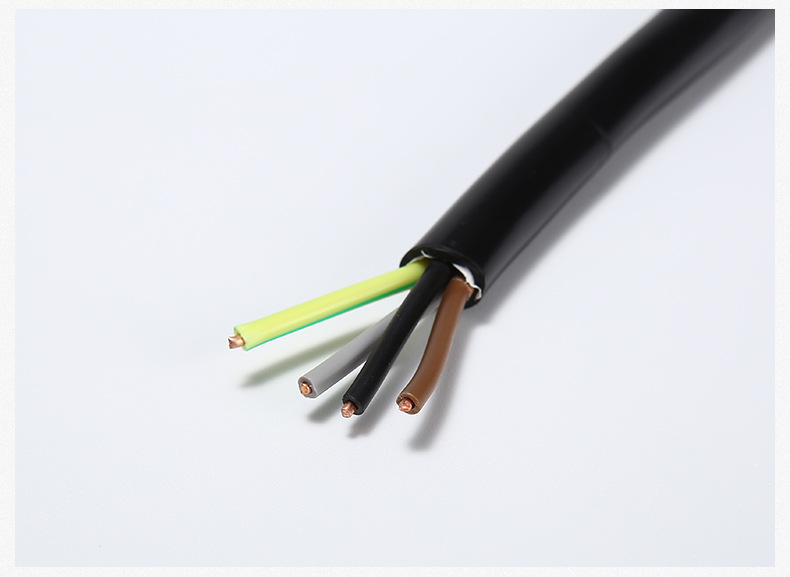 广惠电缆电线厂家现货供应kvv电缆系列黑色纯铜芯线家装工程电线