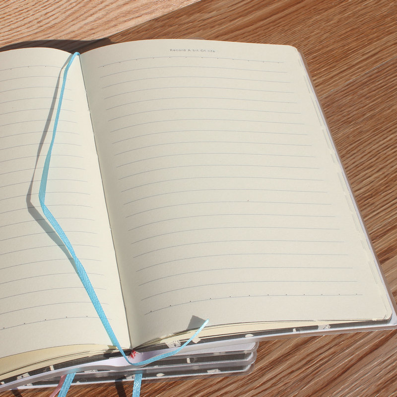 一本一木a5喷边印花胶套本 加厚100张创意学生软抄 新品笔记本子