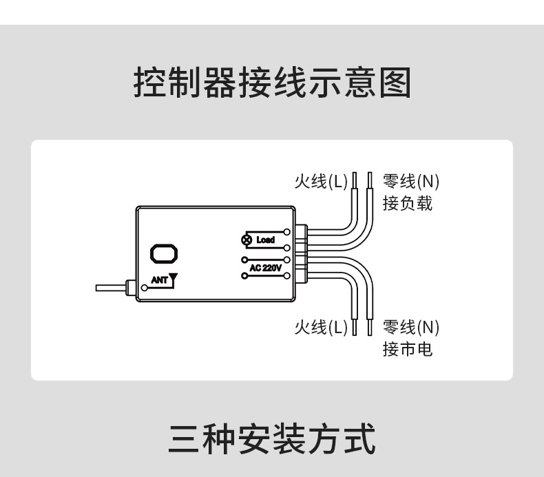 楼道延时开关可调延时86型面板家用220v非触摸声光控感应延迟开关