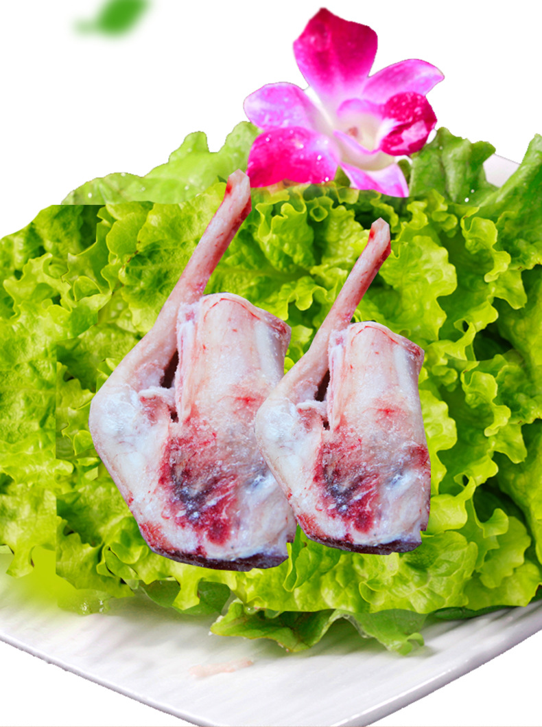 澳洲134羔羊拐筋 进口带肉羊拐筋关节肘骨筋生 纯羊拐骨冷冻批发