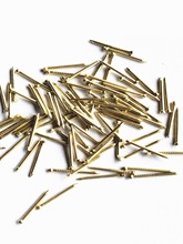 无头铜钉镀铜圆钉元钉钉子铁钉长度17mm钉粗1.2mm钉帽2mm修补家具