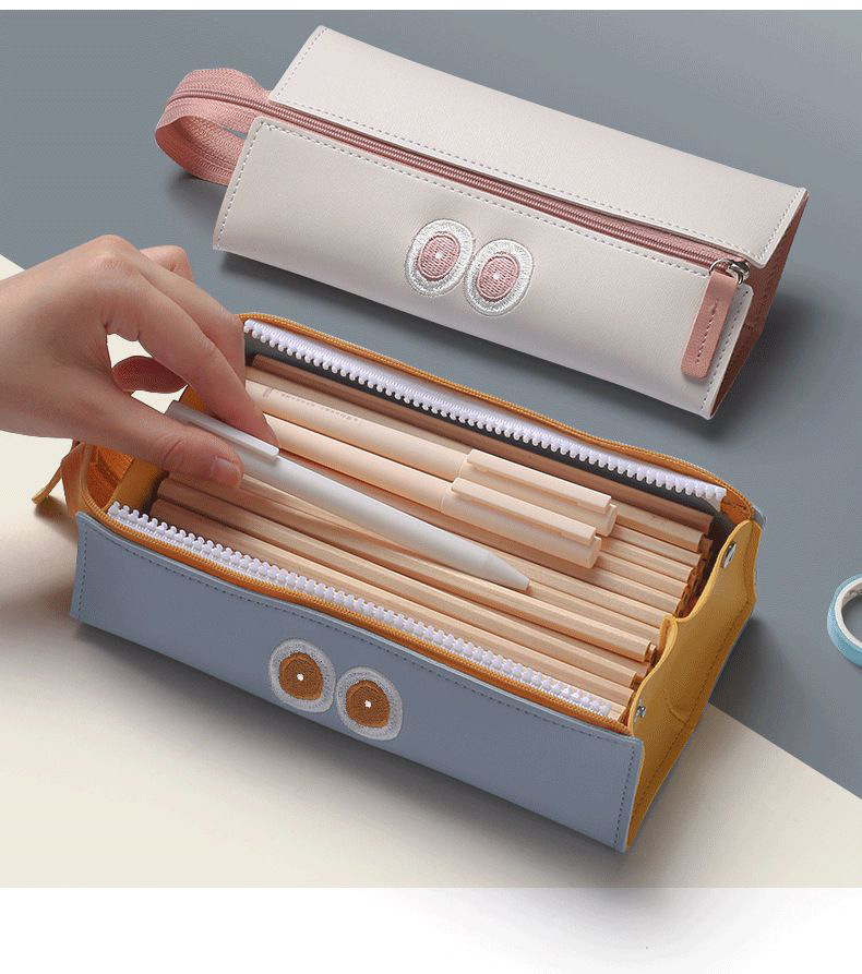 高颜值笔袋男女网红个性文具盒ins潮高初中生少女可爱简约大容量