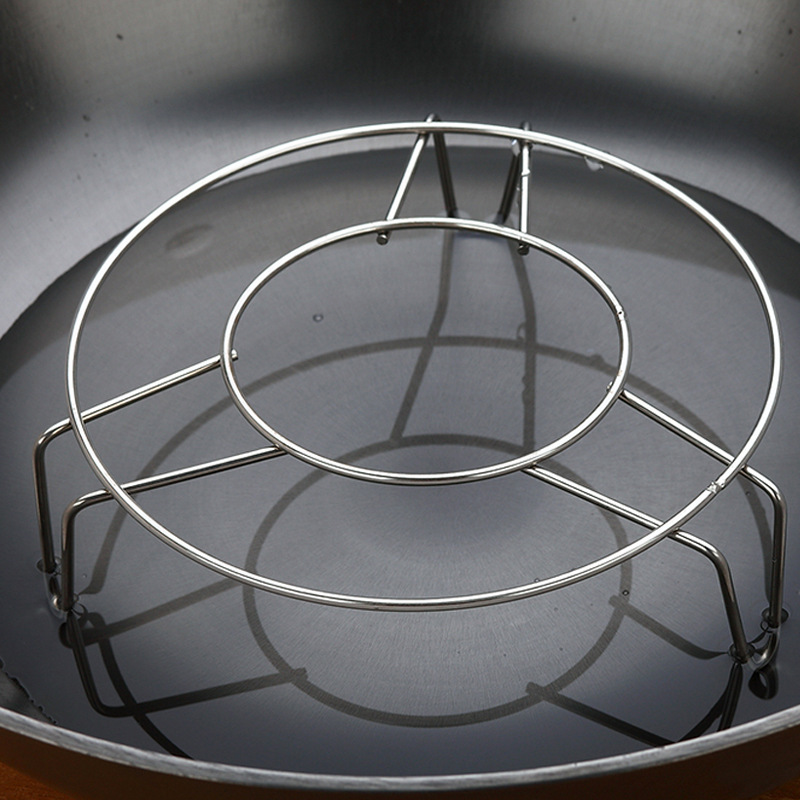 加厚蒸架不锈钢蒸笼蒸屉家用高脚蒸锅蒸格锅架子小号支架