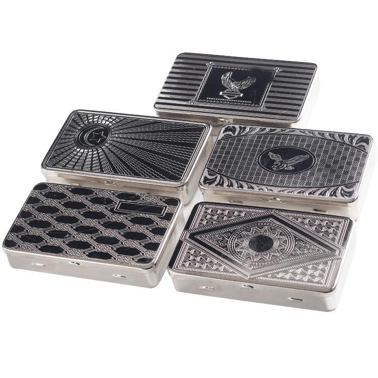 烟斗烟丝盒便携保湿烟丝盒子 密封个性金属手卷烟草盒 烟盒