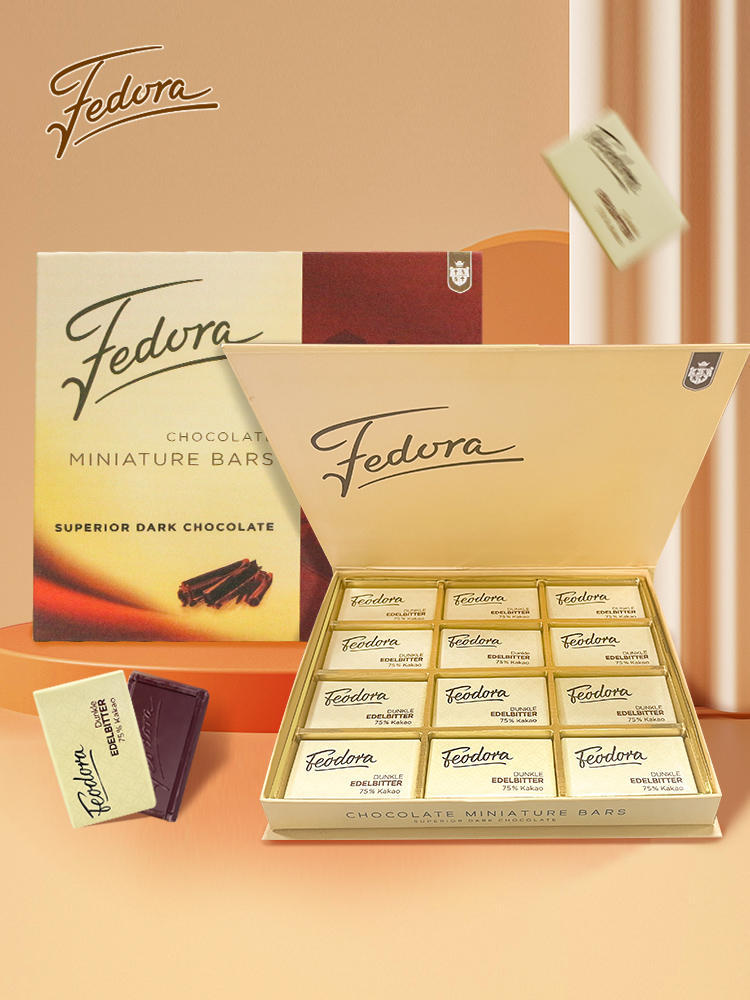 赌神同款黑巧克力德国进口feodora费杜拉公爵夫人网红零食礼盒