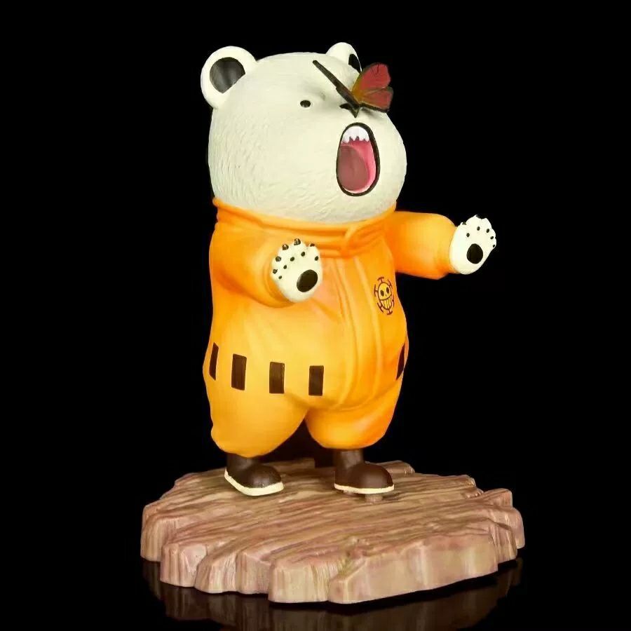 海贼gk 萌物系列 贝波熊扑蝶 黄色 粉色 站姿 模型盒装手办优质