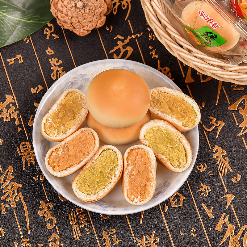 绿豆糕批发新鲜日期白皮绿豆饼传统老糕薄皮小整箱零食小吃怀旧