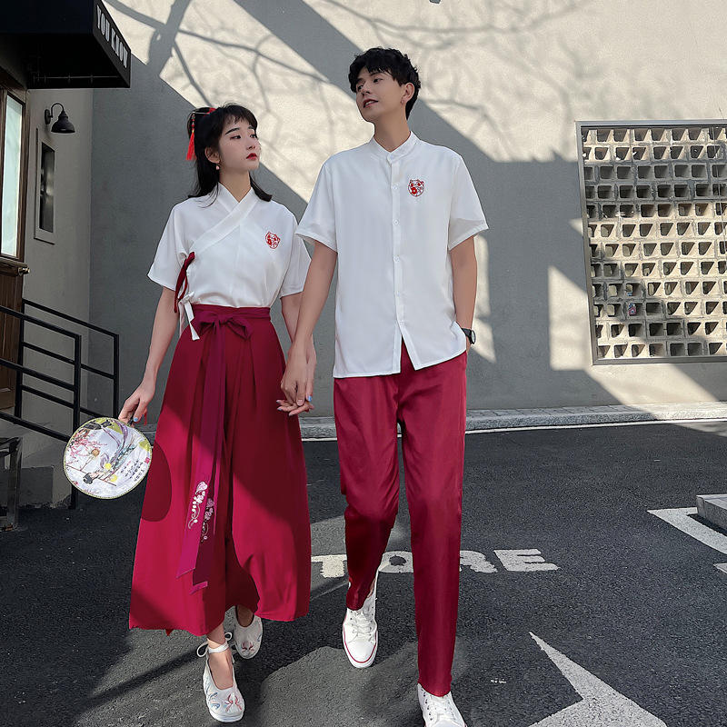 学生校服套装改良古风学生班服汉服闺蜜拍照摄影